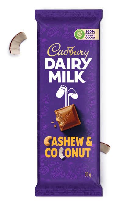 Cadbury dairy milk cashew & coconut 80g_0