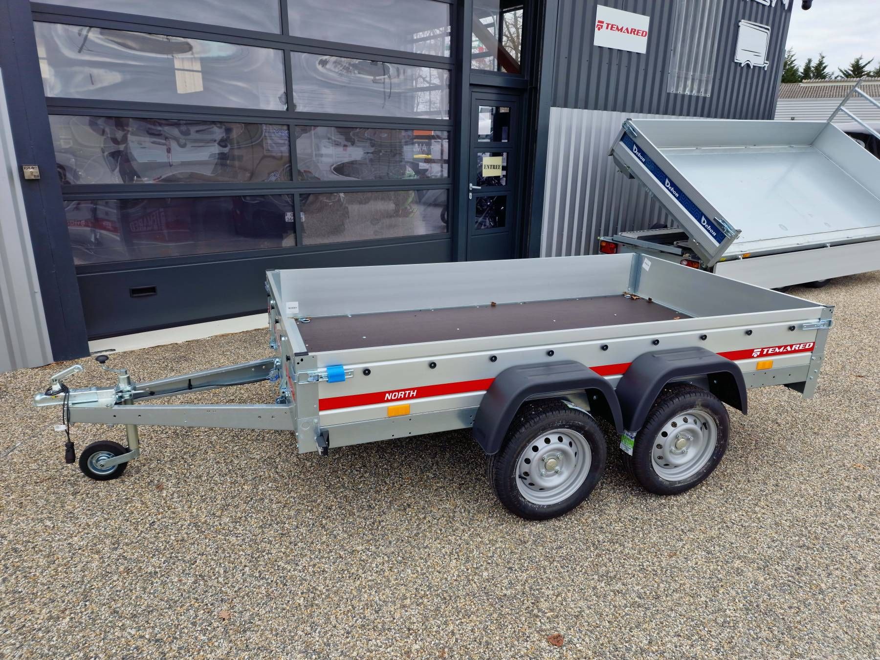 Remolque basculante para equipaje Temared Prakti Alu 2 (doble eje)_0