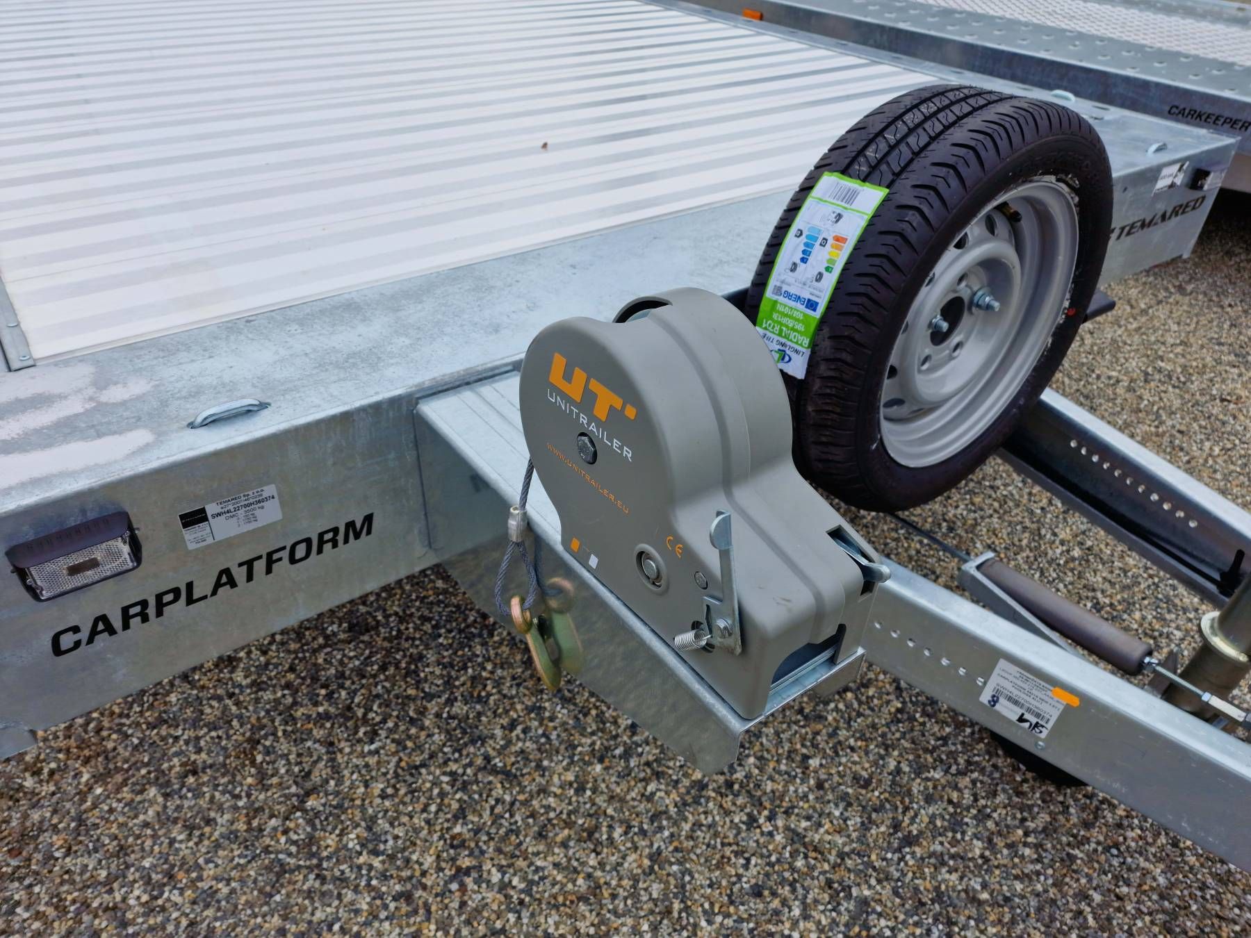 Remolque portacoches Temared Carplatform 4521/2 S – 3,5 t_3