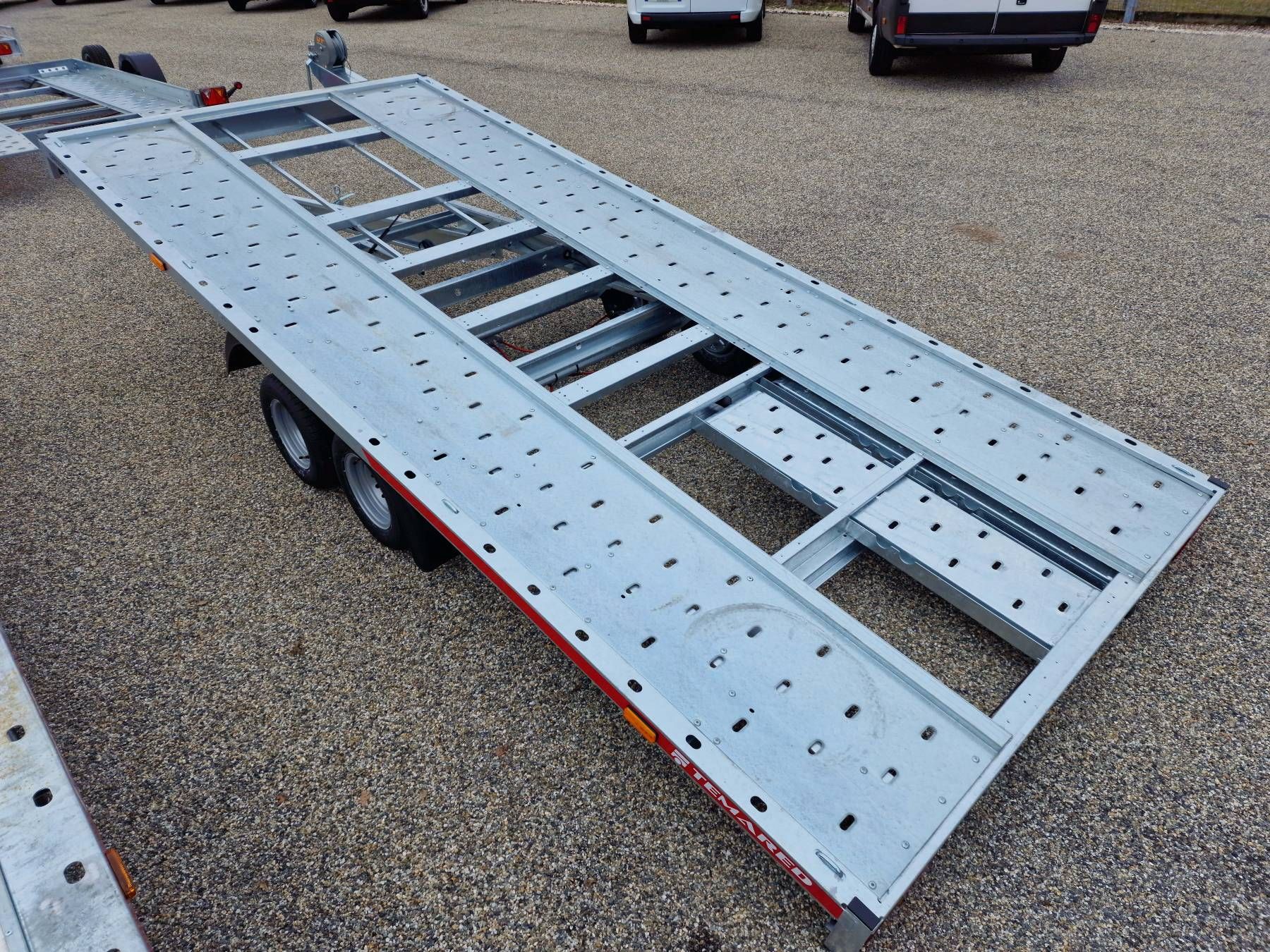 Remolque basculante para transporte de coches Temared Carkeeper New 4520S – 3 t_0