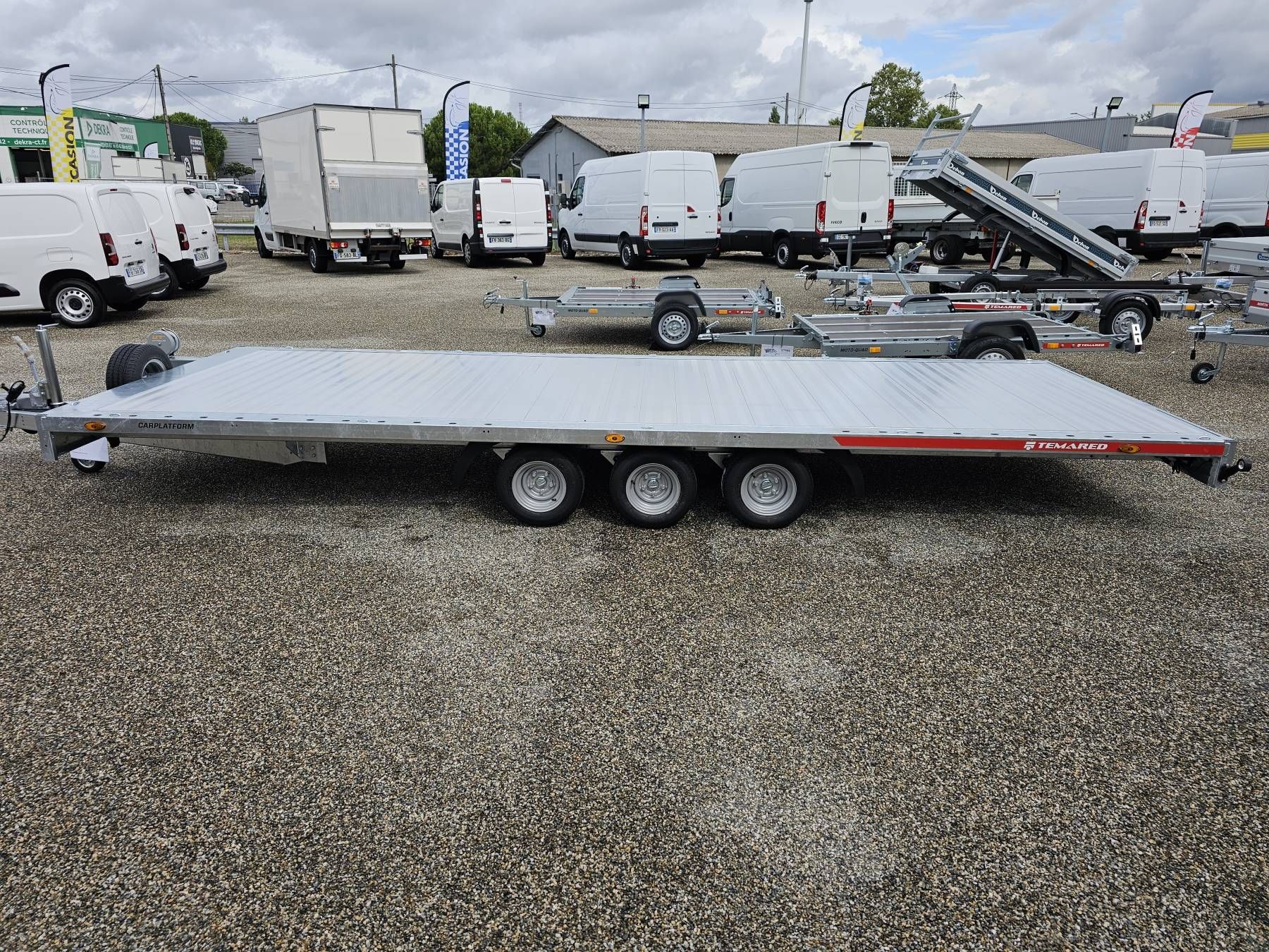 Remolque portacoches Temared Carplatform 6021/2 S – 3,5 t (3 ejes)_3
