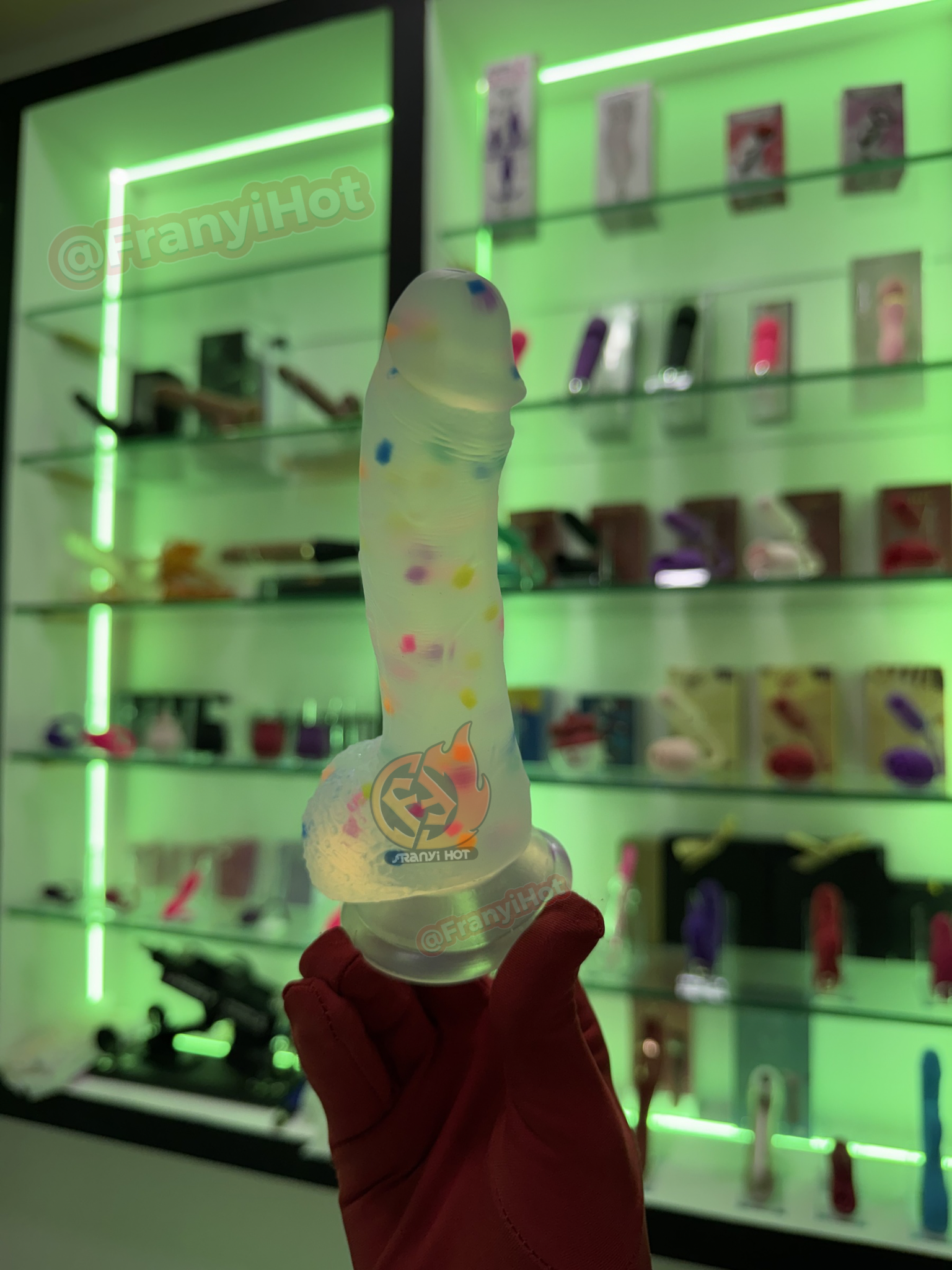 Pene transparente colorido _0