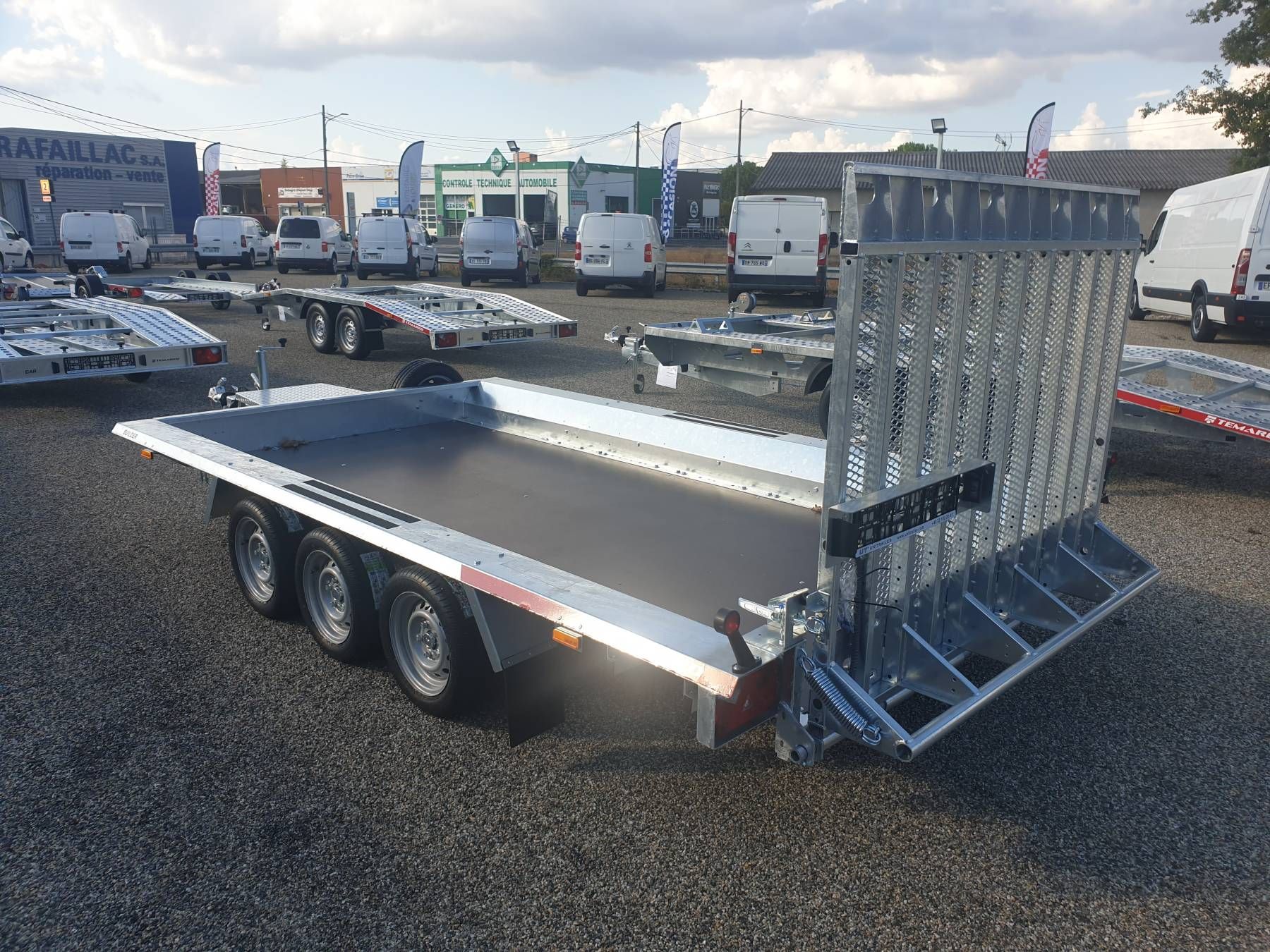 Remolque para maquinaria Temared Builder 3 4018/3 – 3,5 t_4