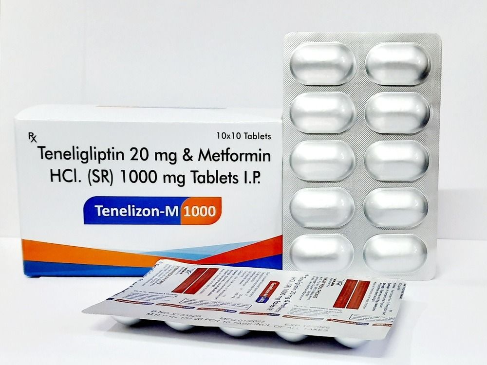 Teneligliptin + Metformin Hcl Sr Tablets 1000Mg Tablet_0