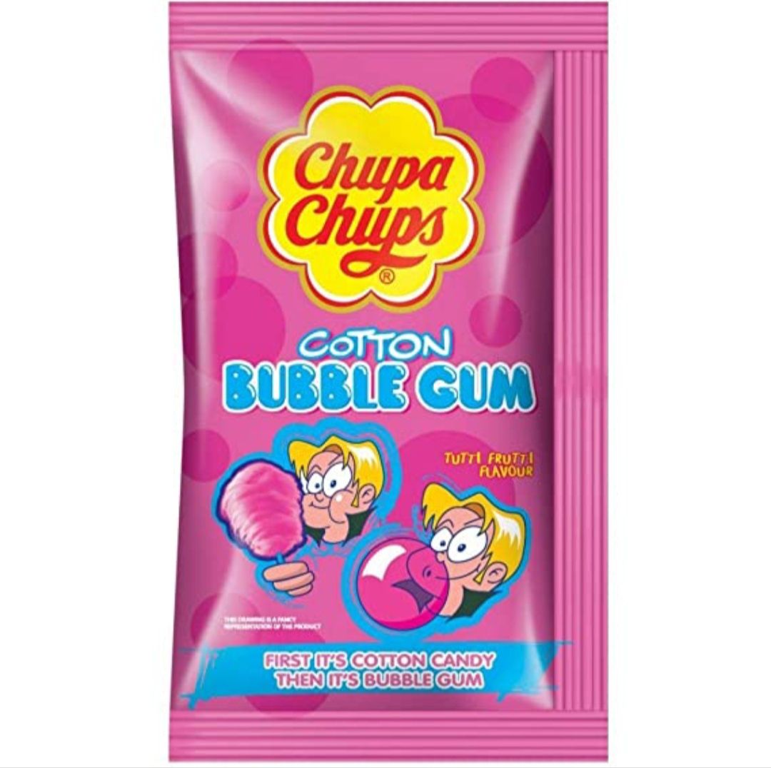 Chupa chups cotton bubblegum 11g_0