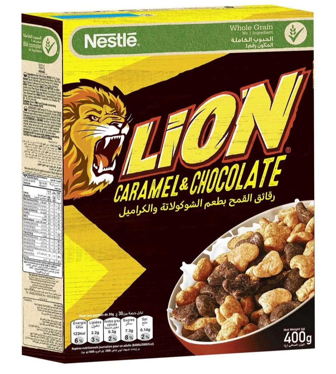 Nestle lion caramel & chocolate cereal 400g_0