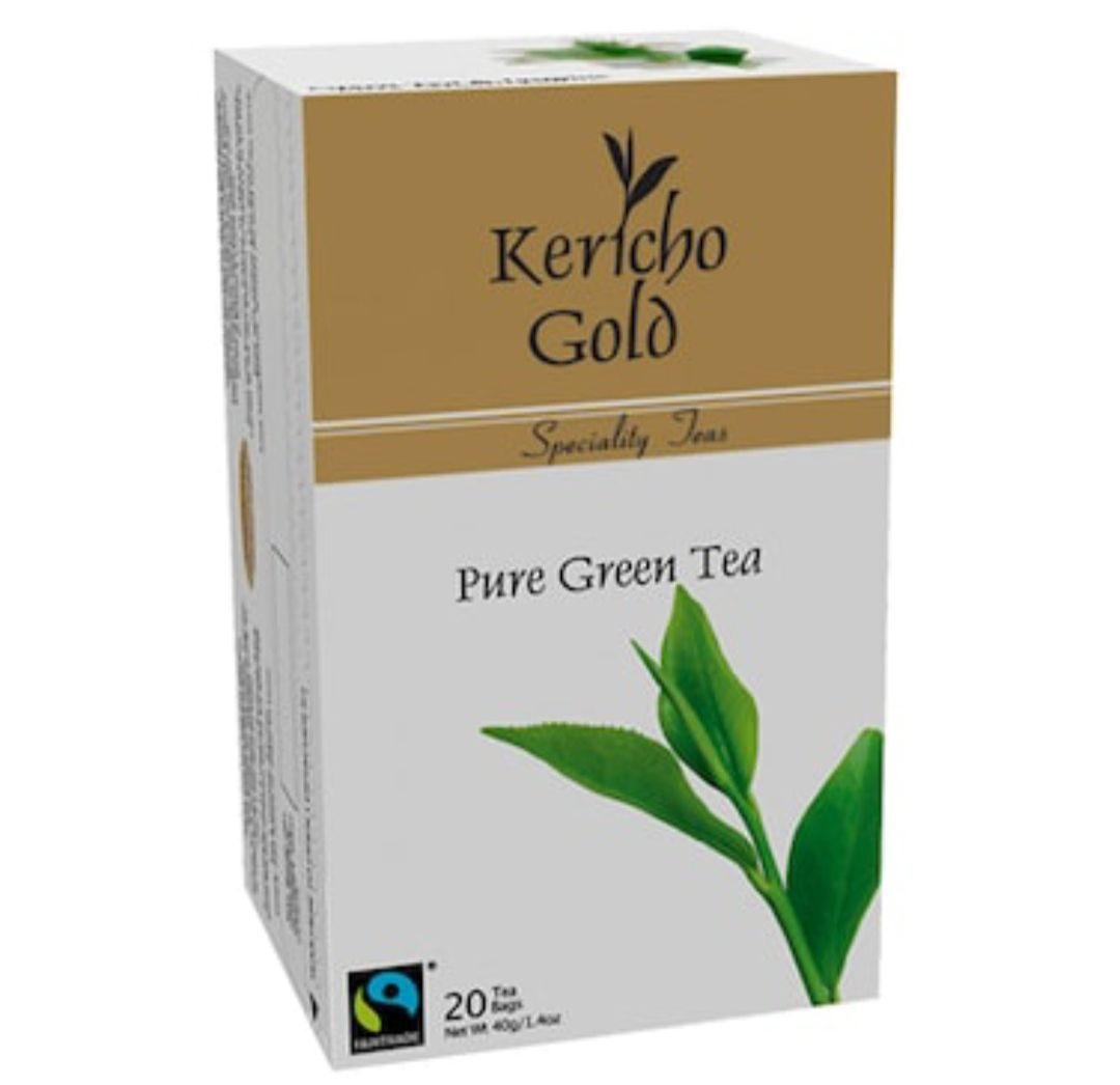 Kericho gold pure green tea 2gx20 tea bags_0