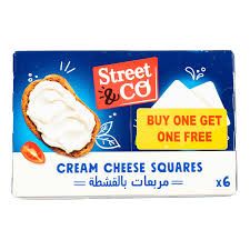 Street & co cheese cream cheese squares 6's buy one get one free_0