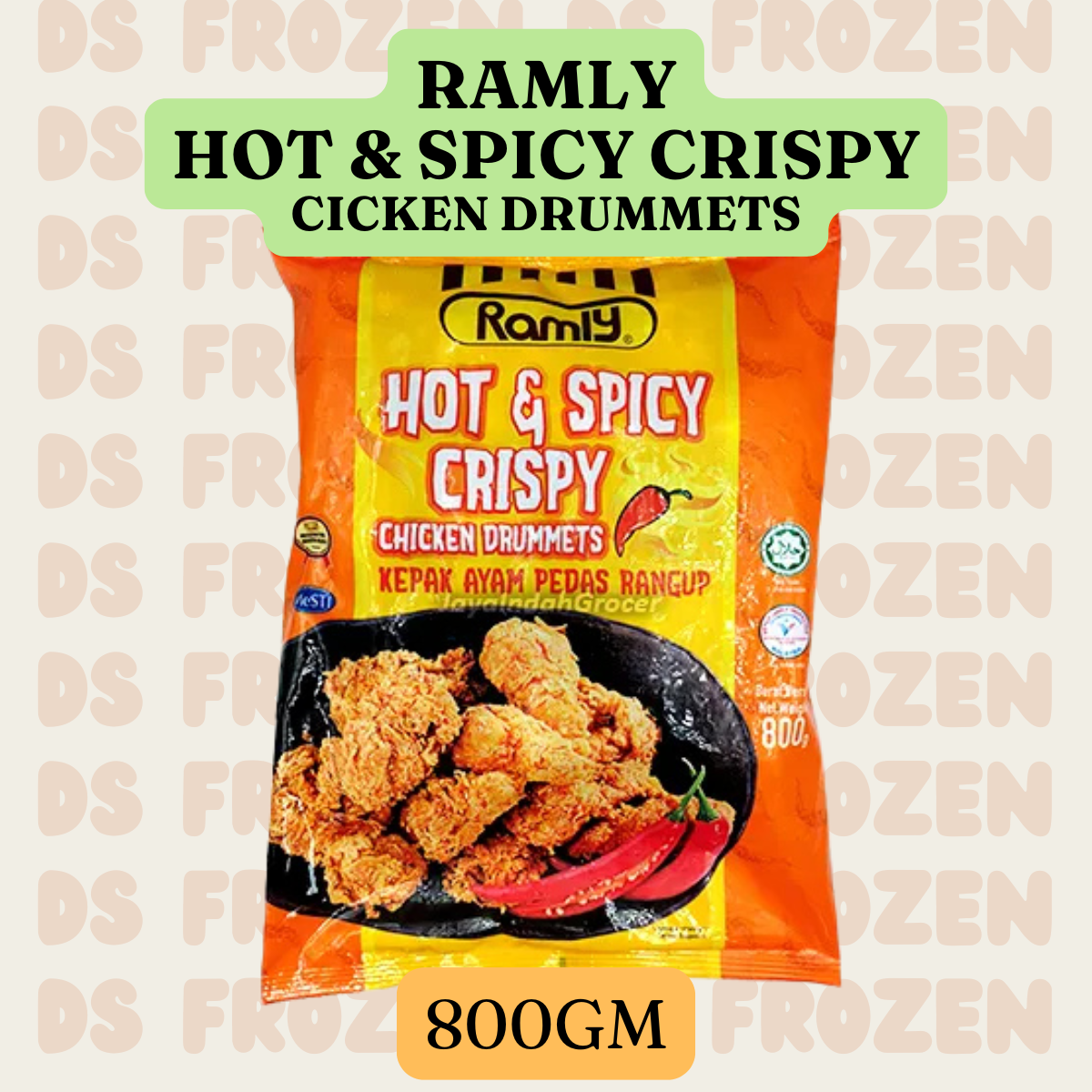 RAMLY HOT & SPICY CRISPY 800G_0