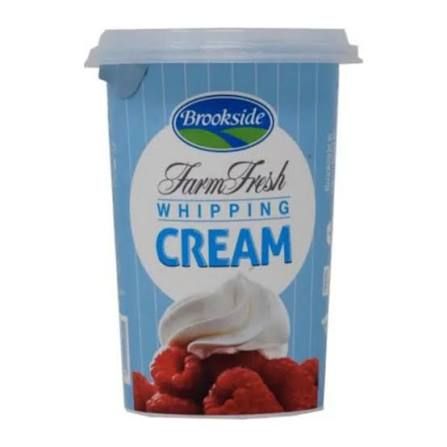Brookside whipping cream cup 400ml_0