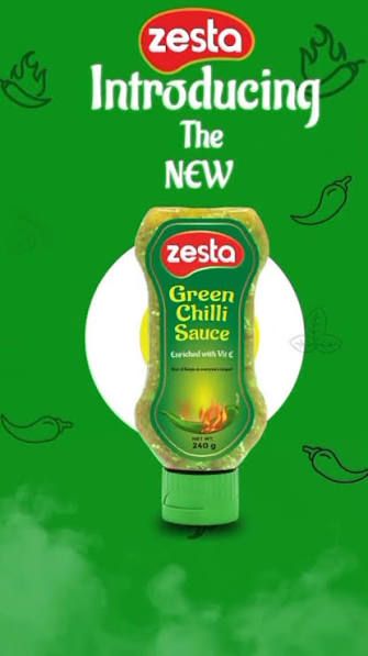Zesta green chili sauce 375g_0