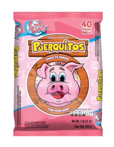 PALETA PUERQUITOS CLASICO COOL TOONS BSA C/40 PZS_0