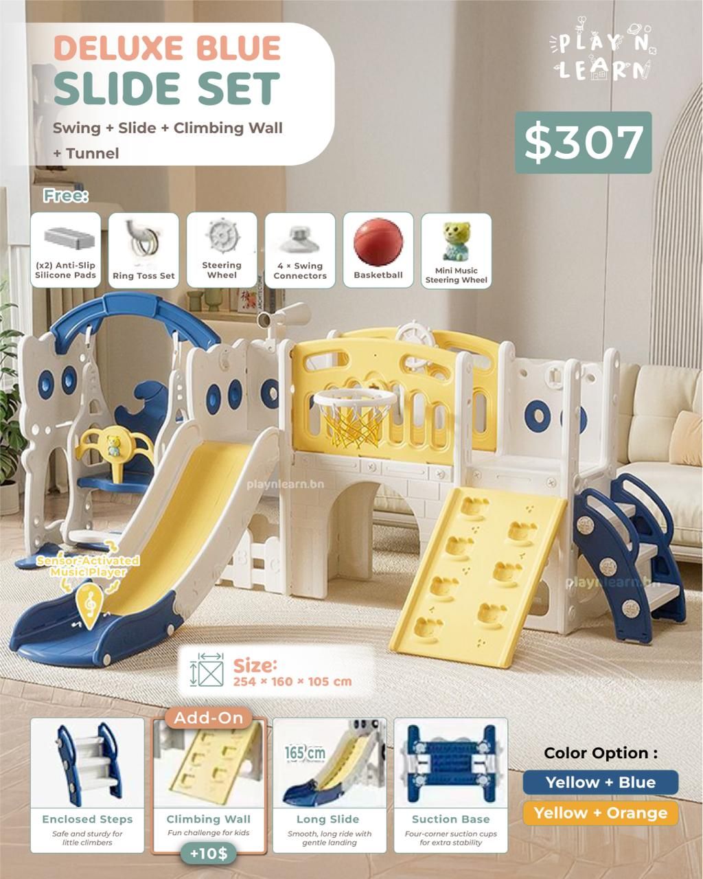Deluxe blue slide set_1