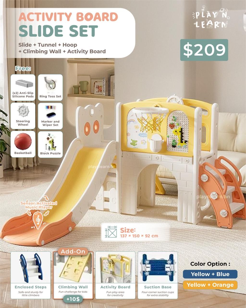 Deluxe blue slide set_2