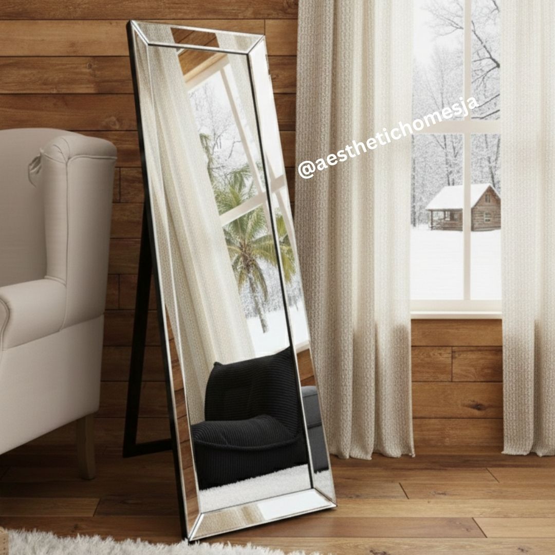 Aesthetic Glass Full Body Mirror ( 50x170cm)_0