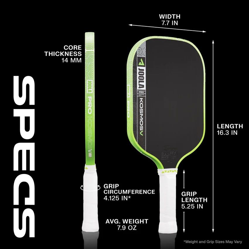 Kosmos Pro V 14mm - Tyson McGuffin Surge Green - Pickle Paddle Brunei