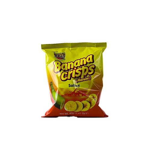 Tropical heat banana crisps 40g_0