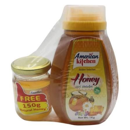 American kitchen honey 1kg+ 150g_0