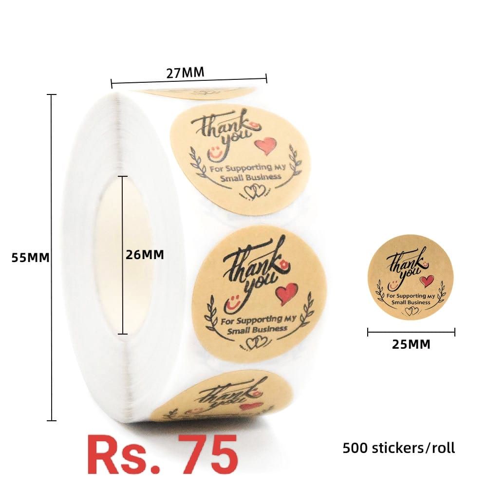 Stickers - Thank You for Supporting my Small Business_0