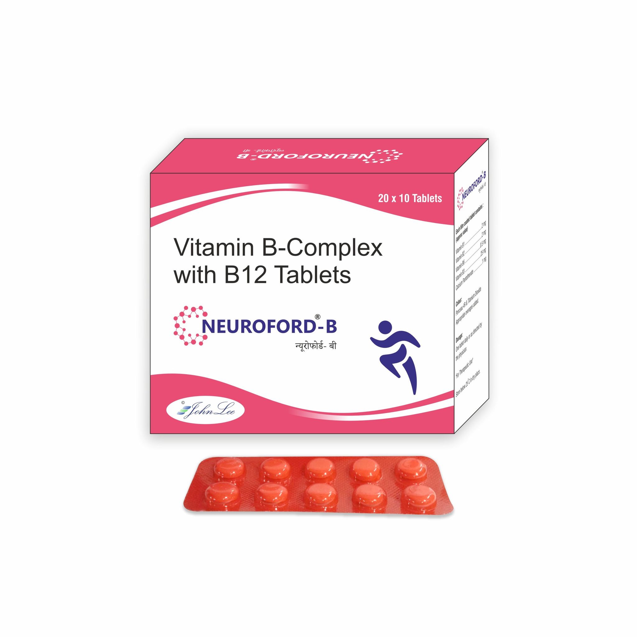 Vitamin B1 + Vitamin B2 + Vitamin B6 + Calcium Pantothenate + Niacinamide + Vitamin B12 Tablets 0.5 Mcg Tablet_0