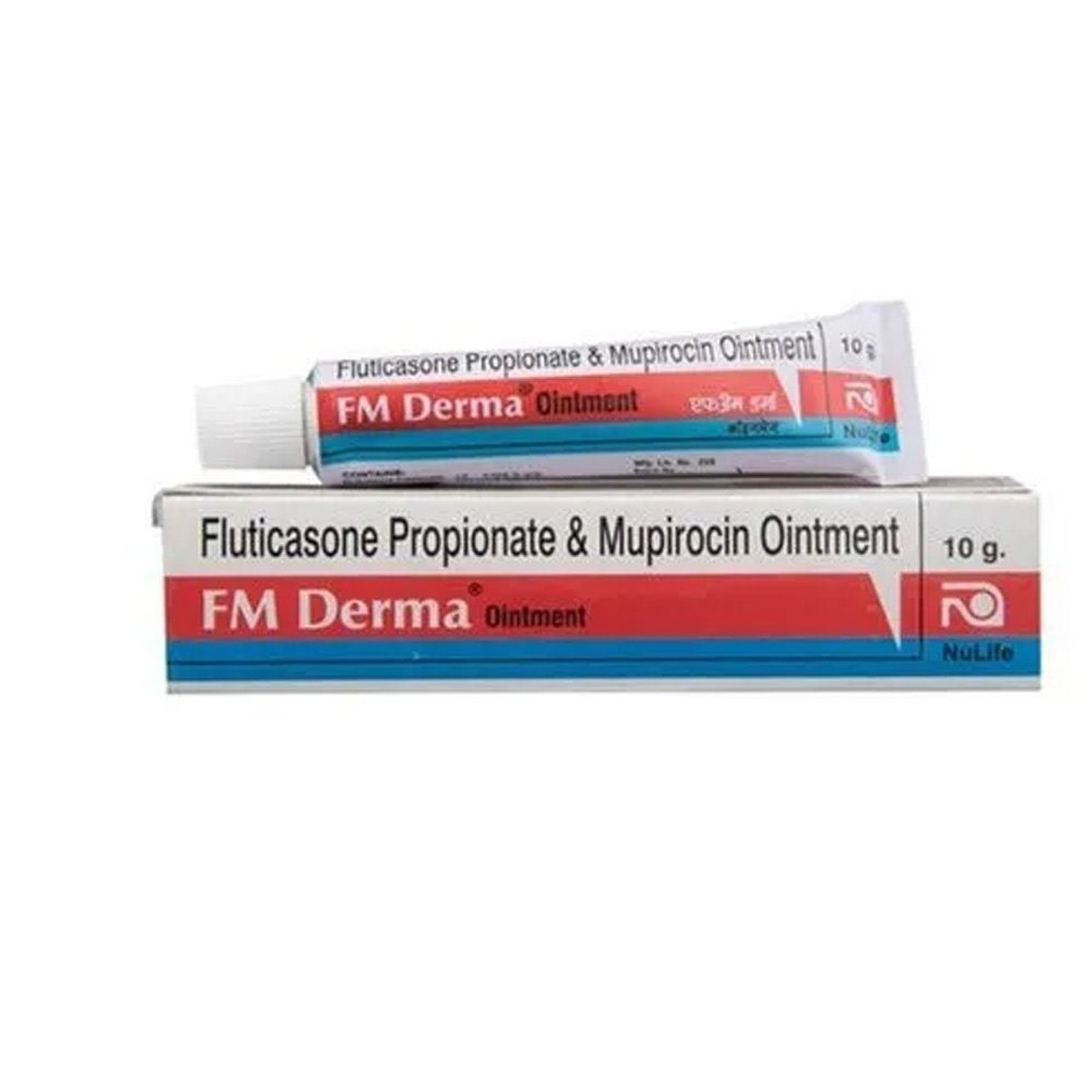 Mupirocin 2% W/W + Fluticasone Propionate 0.005% W/W Ointment 0.005% Ointment_0