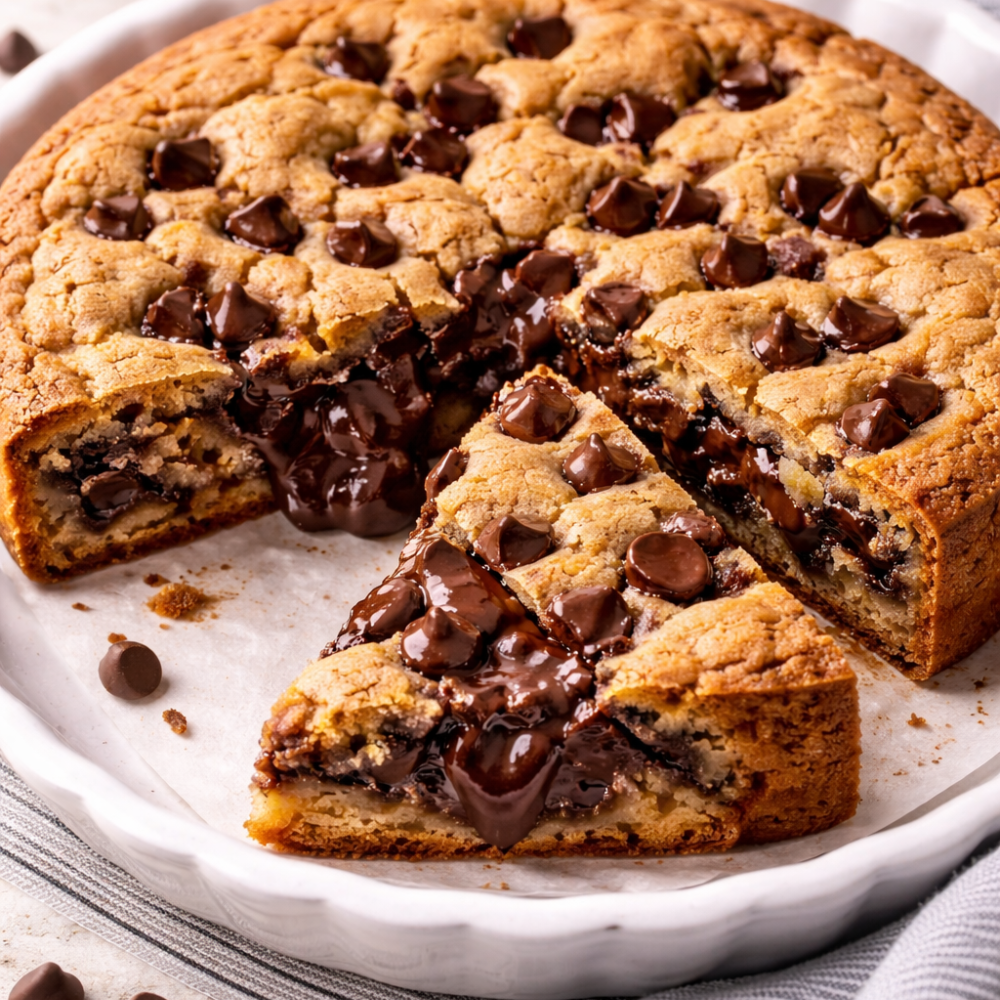 Chocolate Stuffed Cookie Pie_0