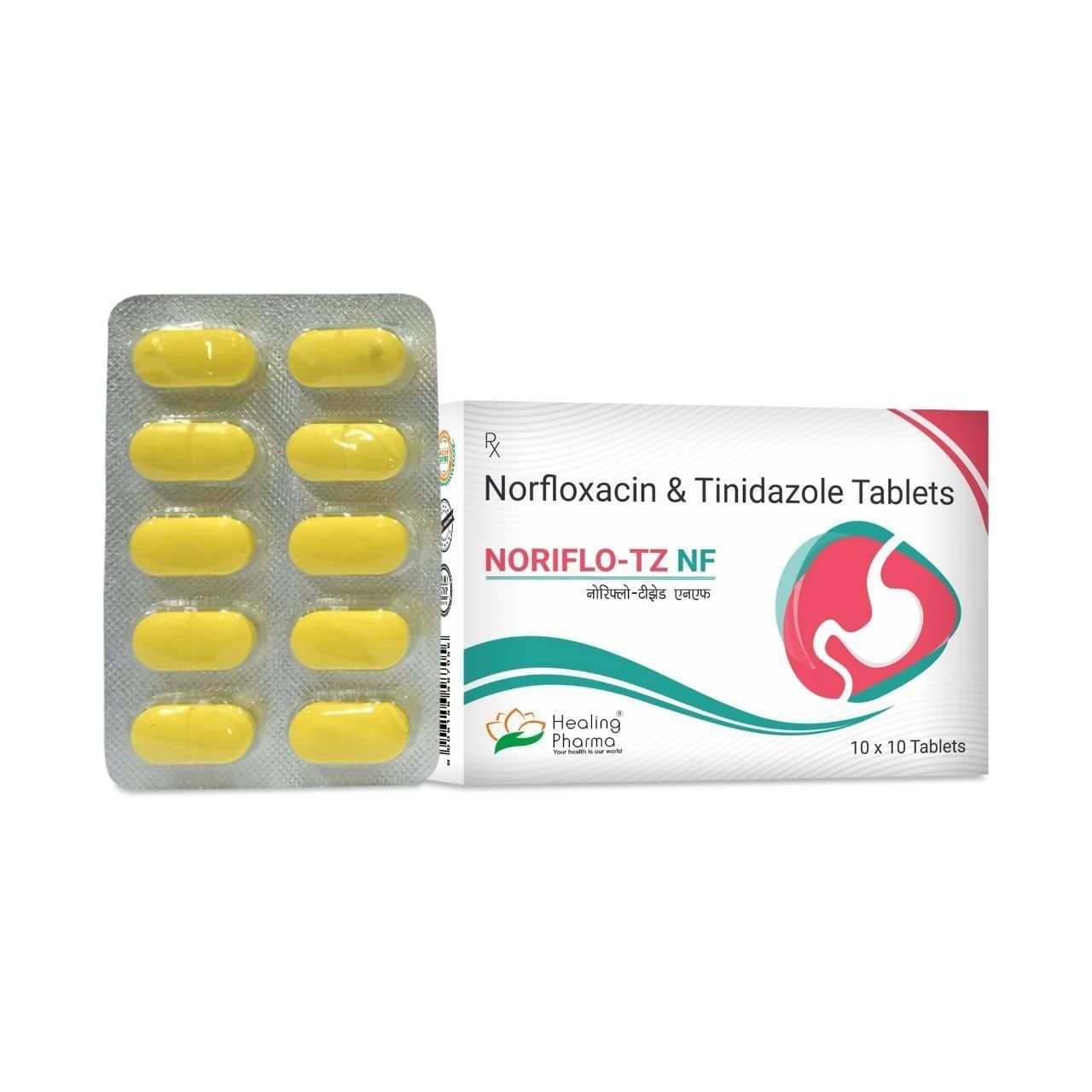 Norfloxacin + Tinidazole Tablets 200 Mg Tablet_0