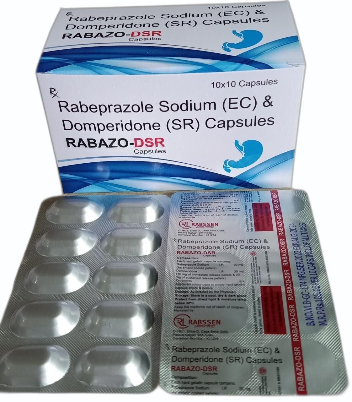 Rabeprazole Sodium (Ec) + Domperidone (Sr) Capsules 20 Mg Capsule_0