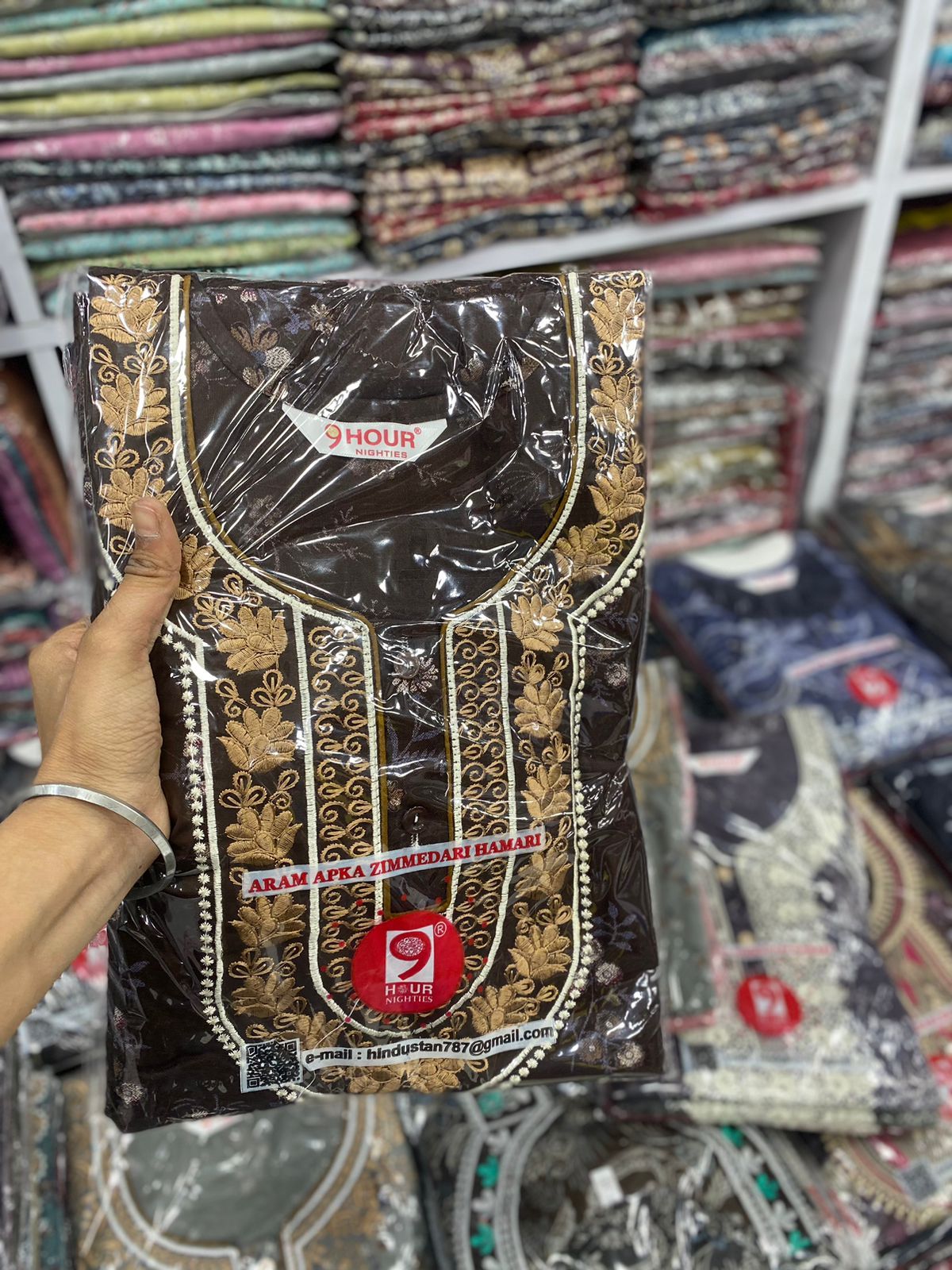 Cotton nighty 265 x 3=795  _0