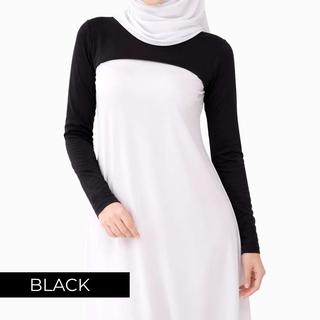 AURAT SLEEEVE INNER MUSLIMAH EXCLUSIVE - BLACK_0