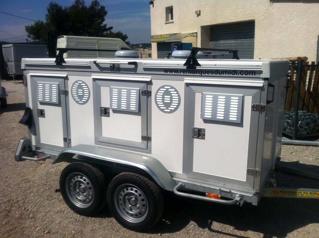 Remolque para perros WT Metall – 5 compartimentos (acabado Royal)_0