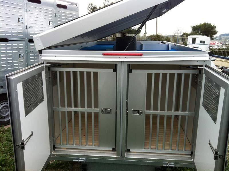 Remolque para perros WT Metall – 6 compartimentos (modelo Royal)_1