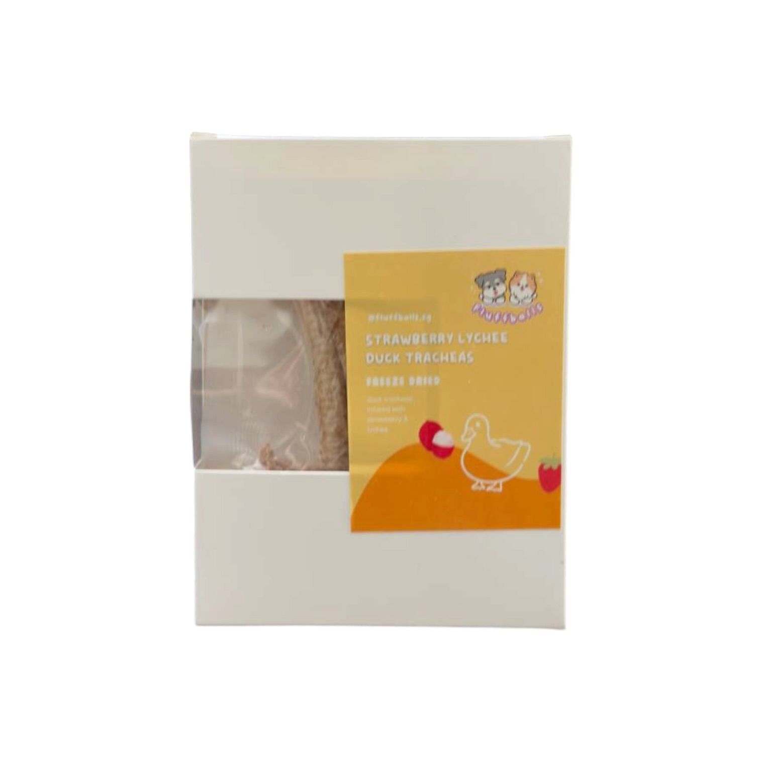 Freeze Dried Duck Trachea infused with Strawberry & Lychee_0