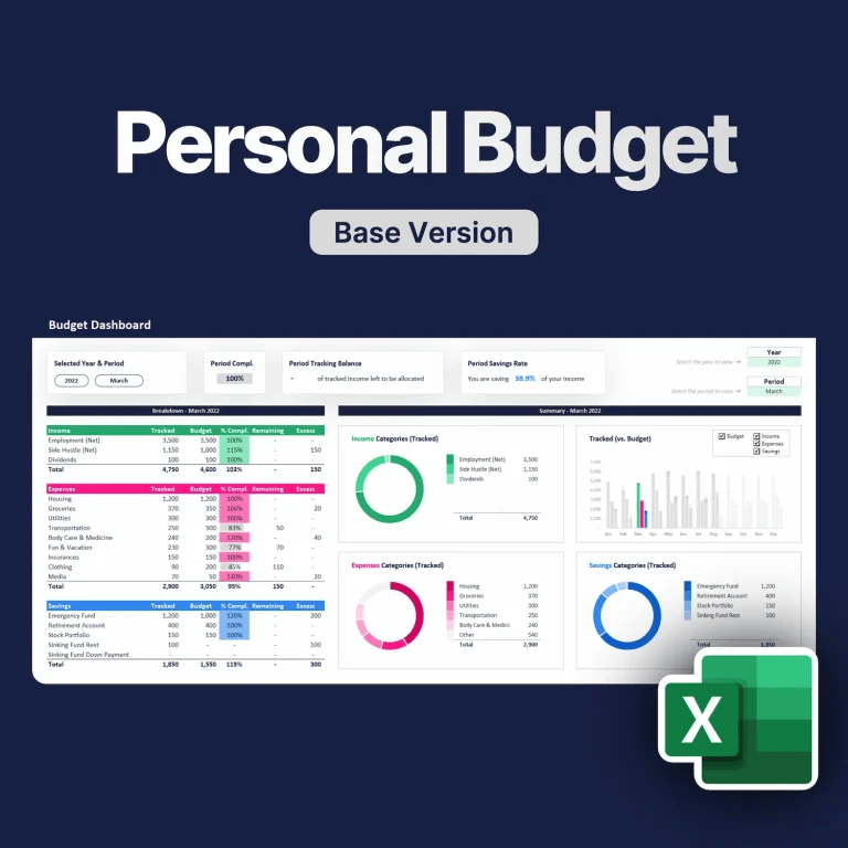 Excel Personal Budget Base_0