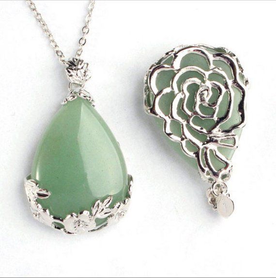 Green aventurine pendant _0