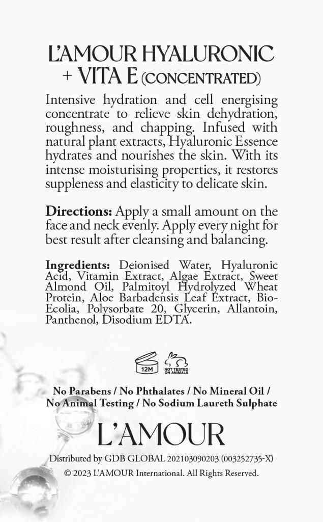 L'amour  Hyaluronic+Vita E Concentrated serum (6pcs)_1