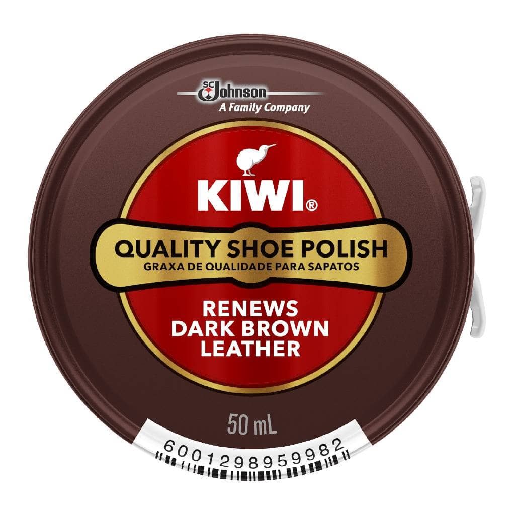 Kiwi Dark Brown Leather 50ml_0