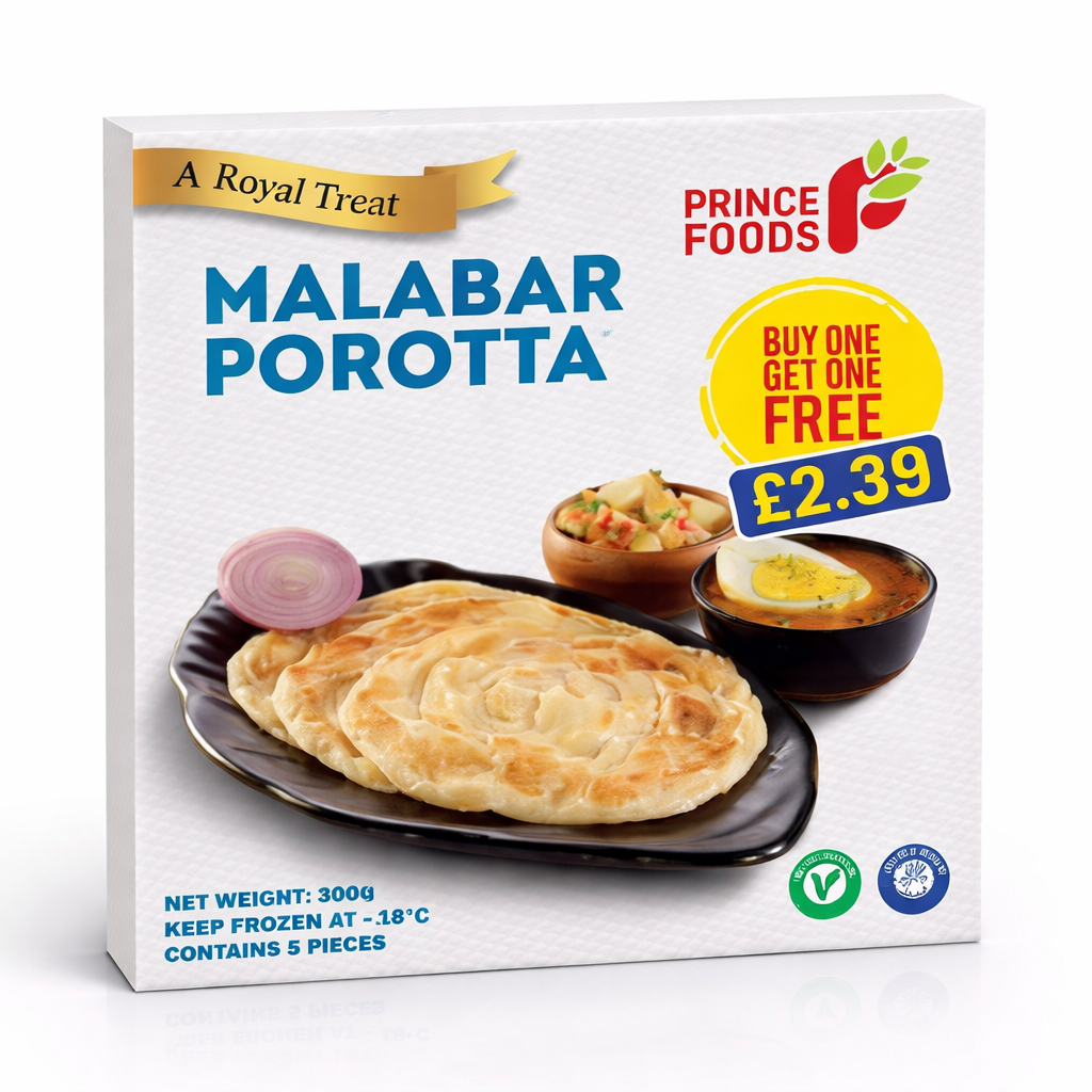 Prince Foods Malabar Porotta 300g_0