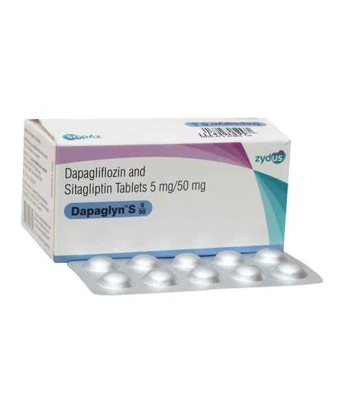 Sitagliptin + Dapagliflozin Tablets 50 Mg Tablet_0