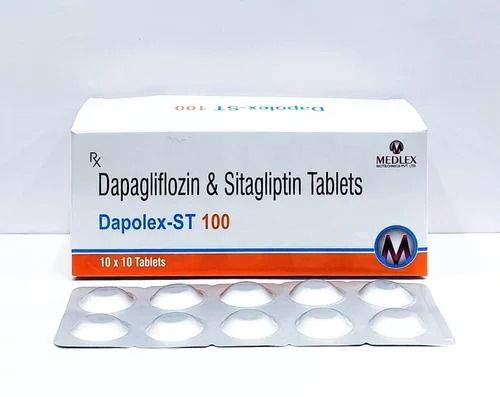 Sitagliptin + Dapagliflozin Tablets 100 Mg Tablet_0