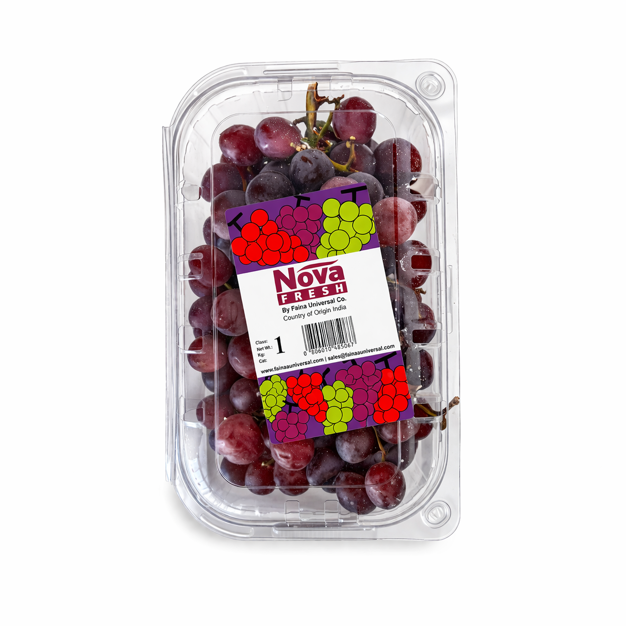 عنب أحمر بدون بذور – الهند (500 جم) / Seedless Red Grapes – India (500g)_0