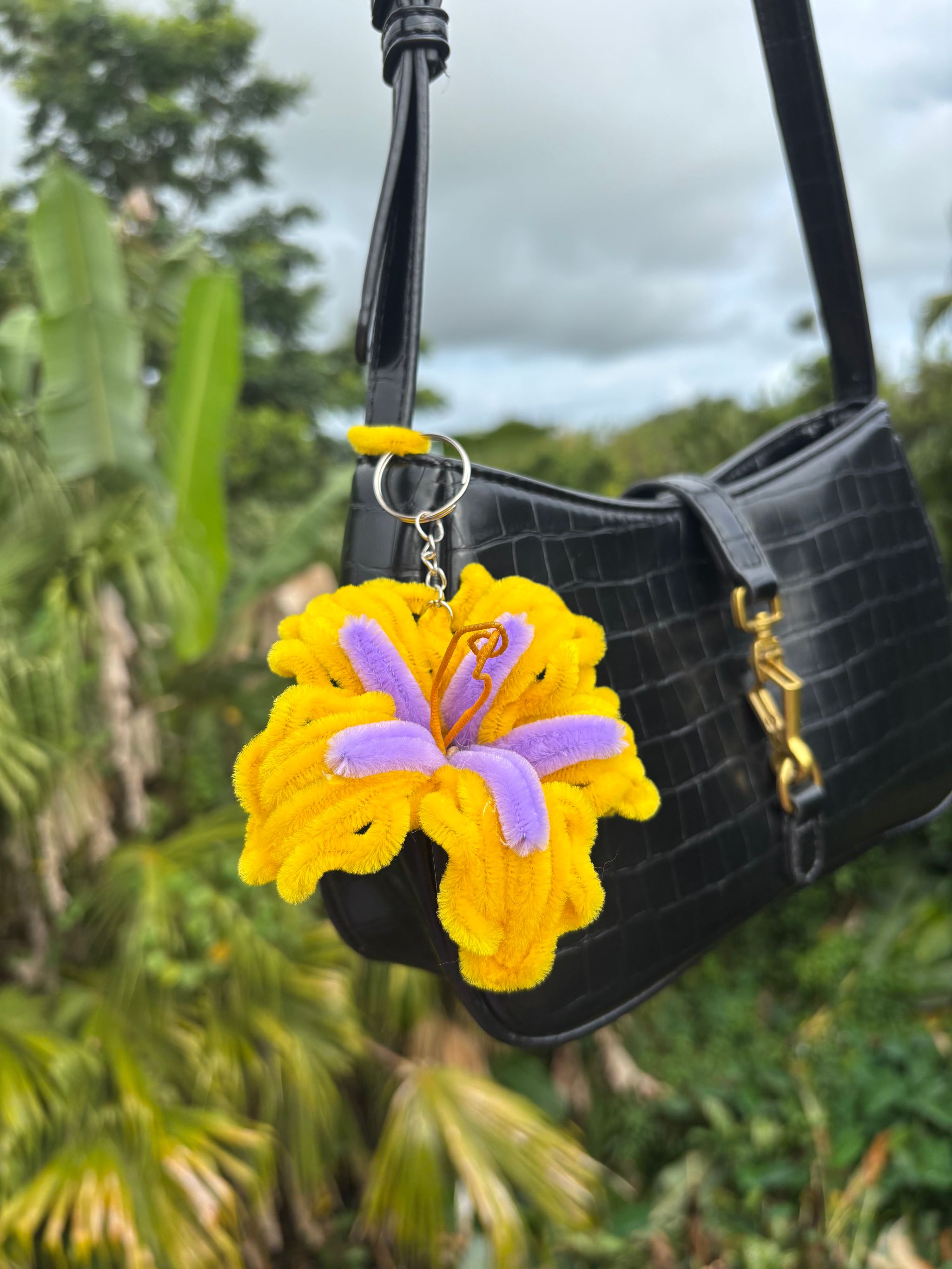 Rapunzel Sundrop flower keychain _0