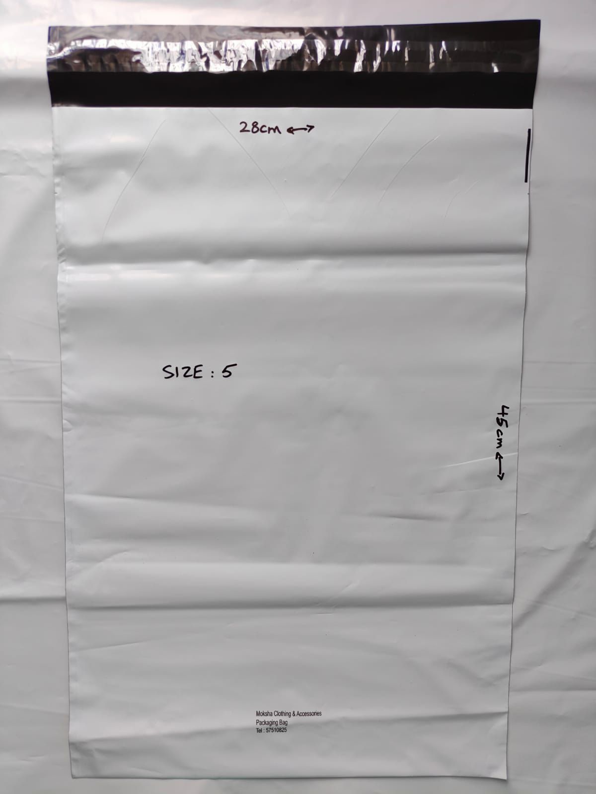 Polymailers Size 5 : 28cm x 45cm (Light Grey) _0