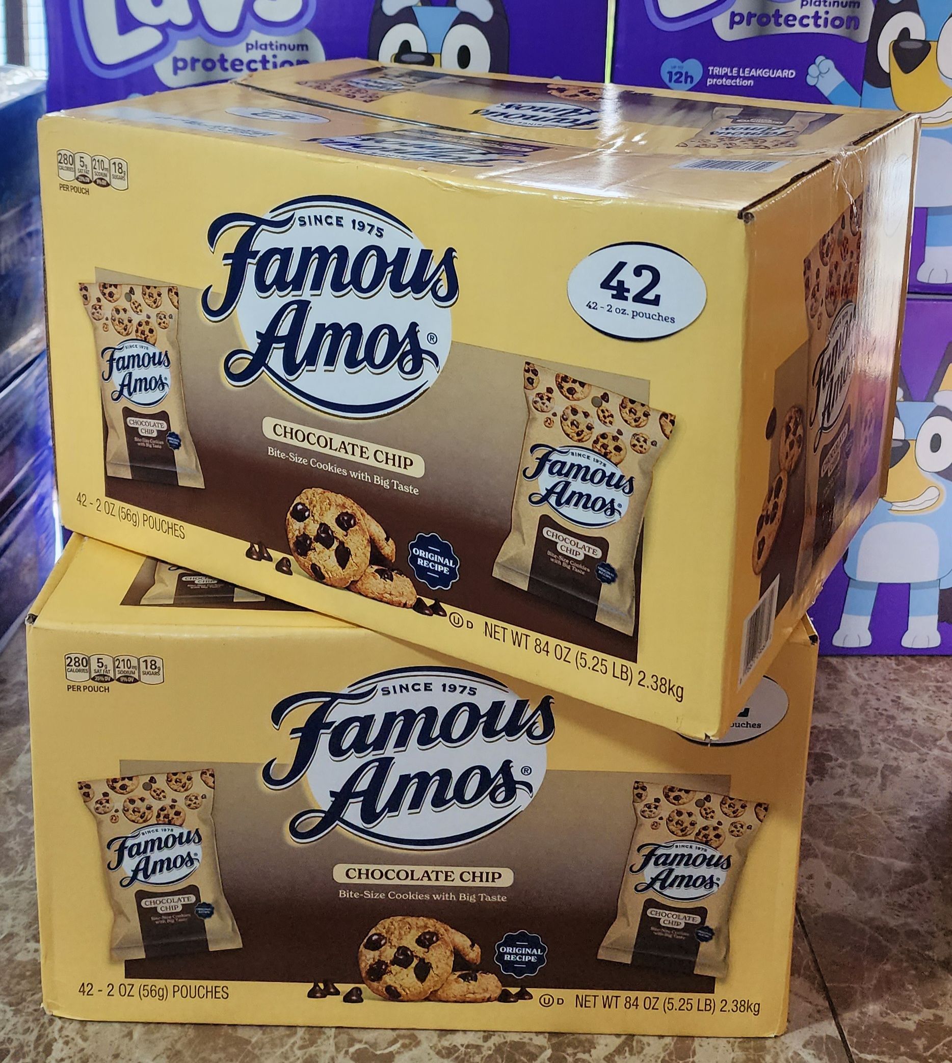 Famous Amos Chocolate Chip Cookies, 2 oz., 42 pk._0