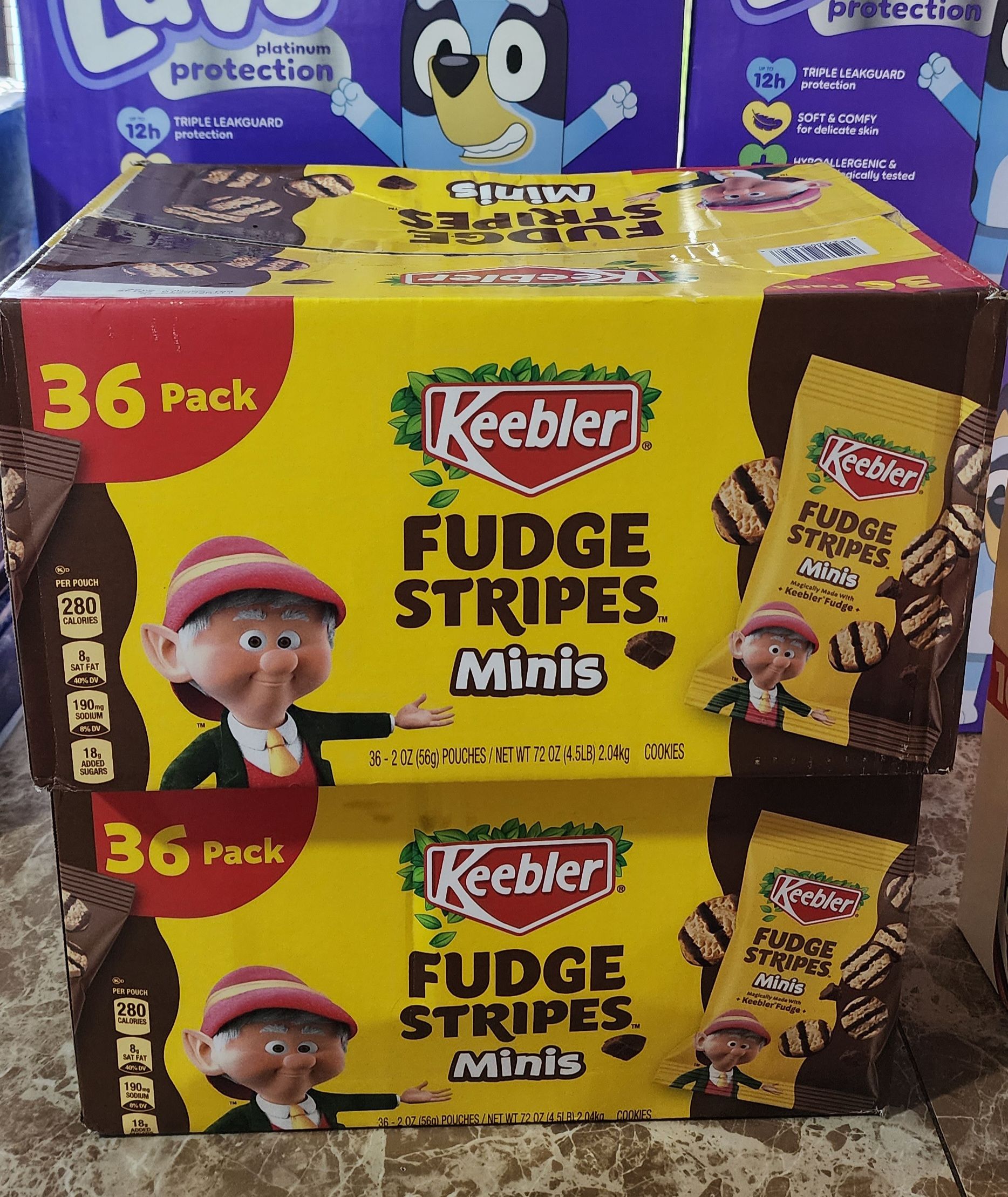  Keebler Mini Fudge Stripe Cookies, 2 oz., 36 ct._0