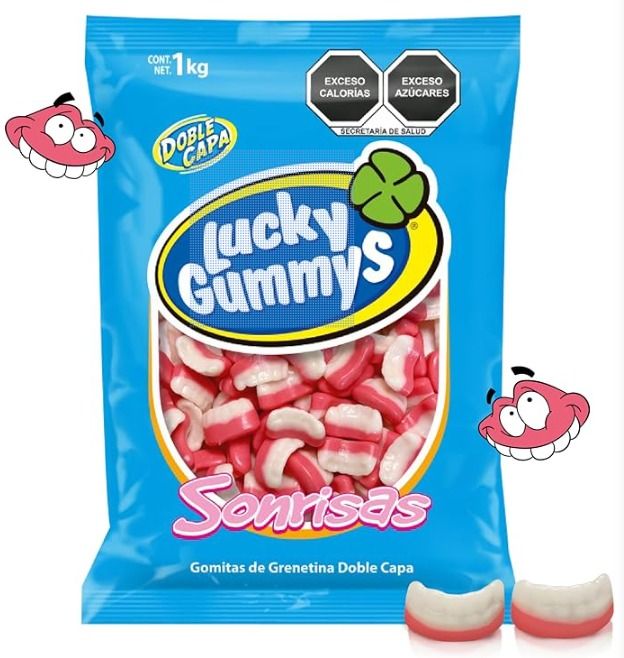 LUCKY GUMMYS SONRISAS BSA 1 KG_0