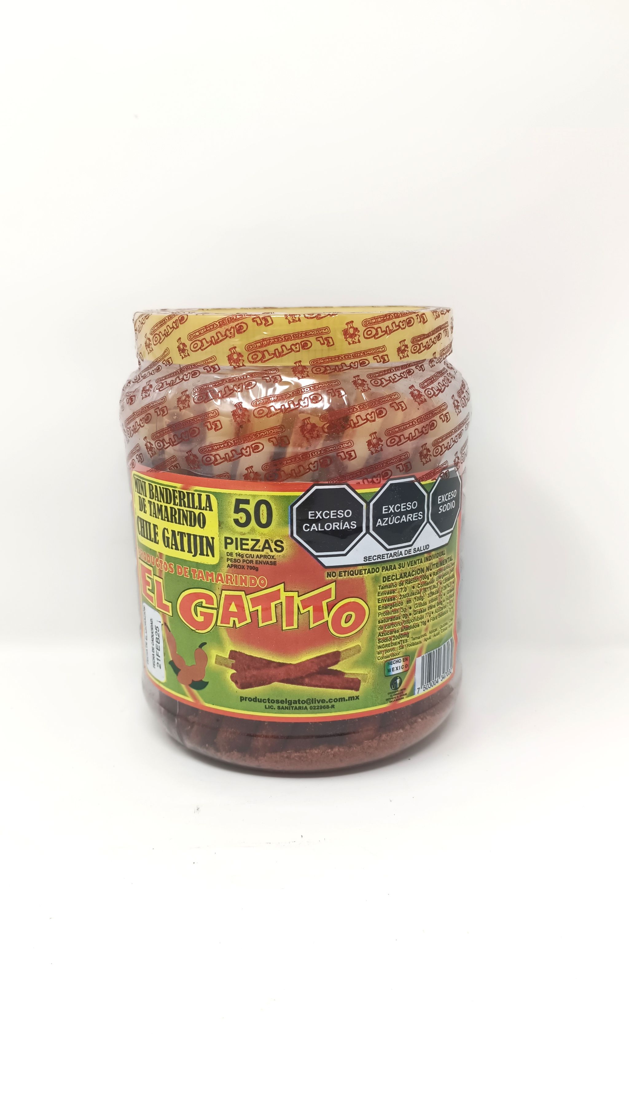 BANDERILLA TAJIN CHICA GATITO VIT C/50 PZS_0