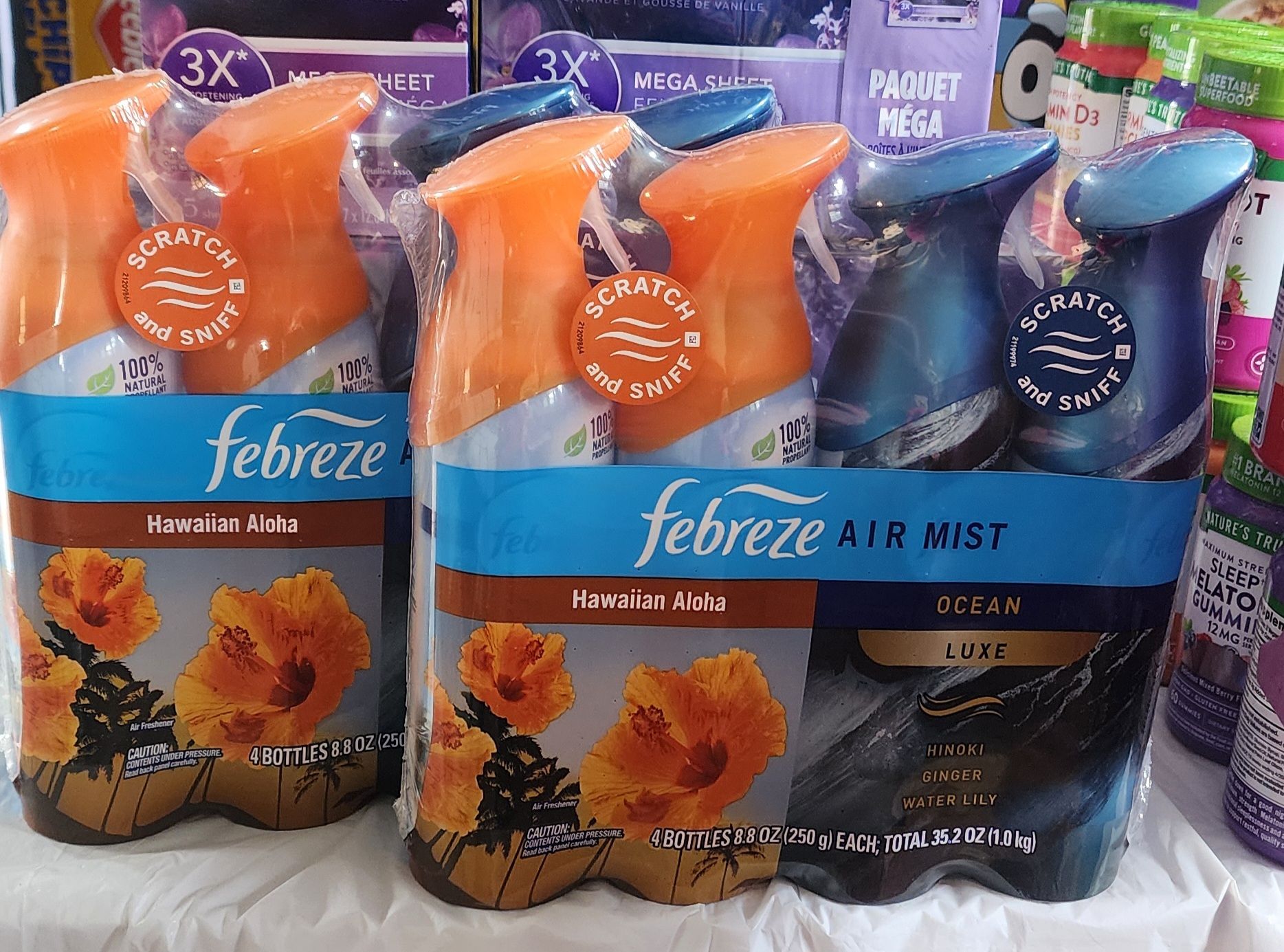 4 pack febreze air mist _0