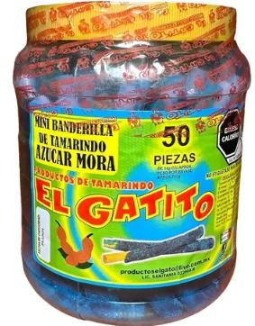 BANDERILLA AZUCAR MORA AZUL GDE GATITO VIT C/50 PZS_0