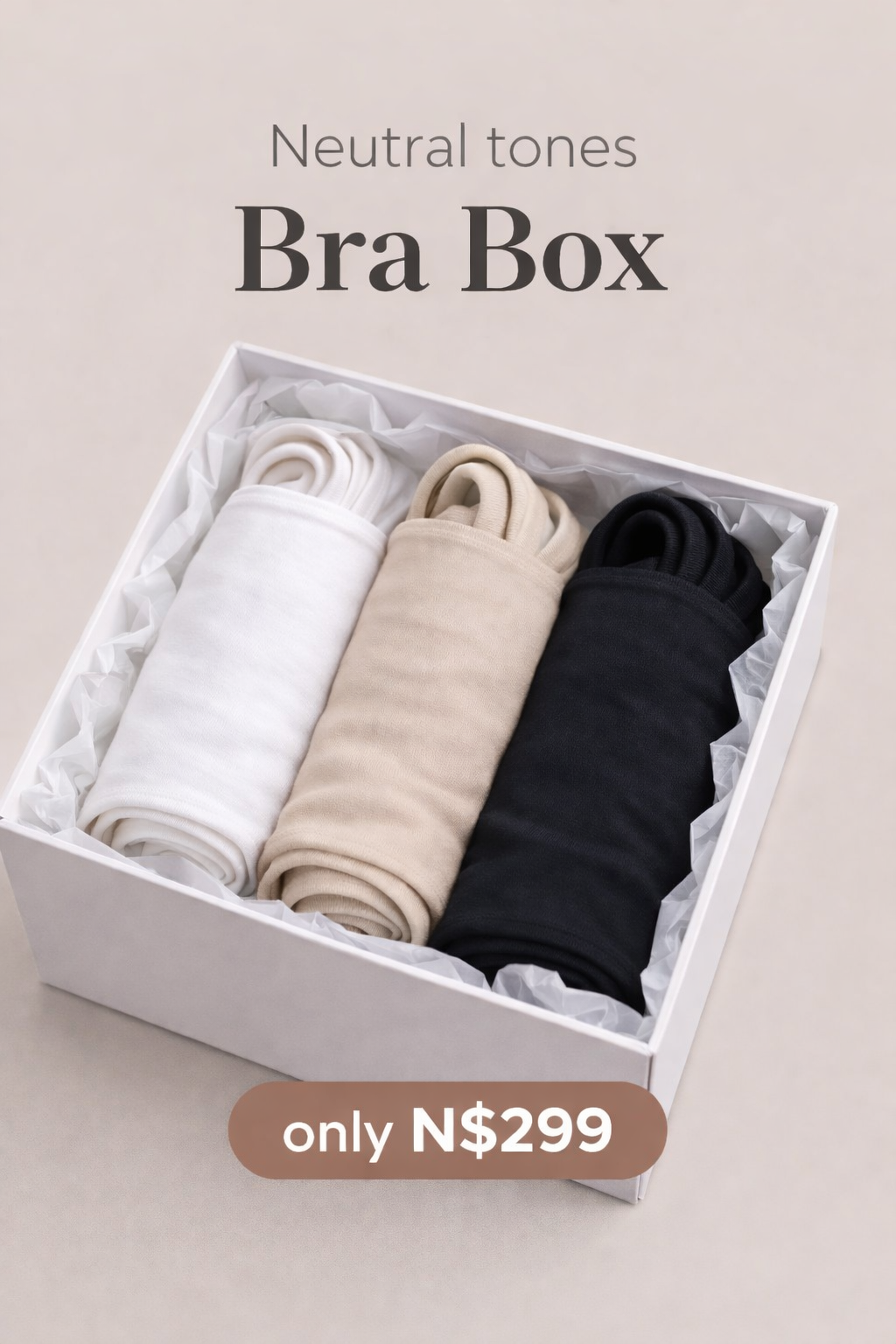 Neutral Bra Box - 3 pack_0